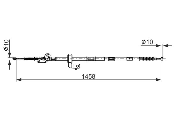 BOSCH Kézifék bowden 1987482904_BOSCH