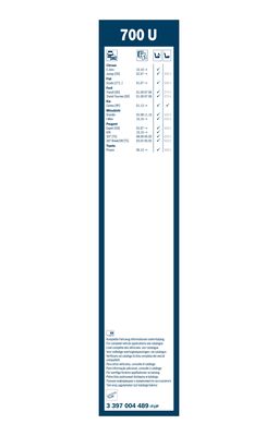 BOSCH TWIN Ablaktörlő lapát 3397004489_BOSCH