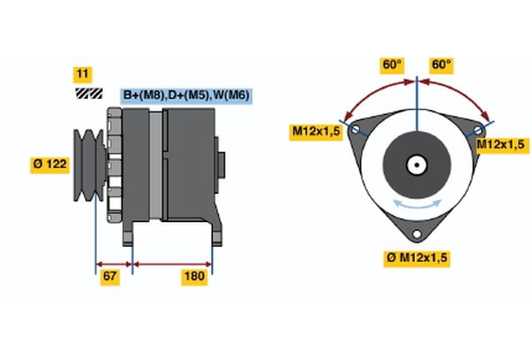 BOSCH Generátor 9120456048_BOSCH