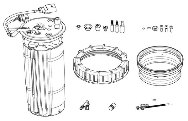 BOSCH Adagoló alkatrész F01C600186_BOSCH