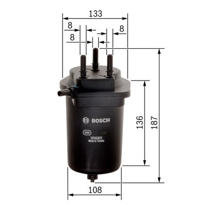 BOSCH Üzemanyagszűrő F026402090_BOSCH