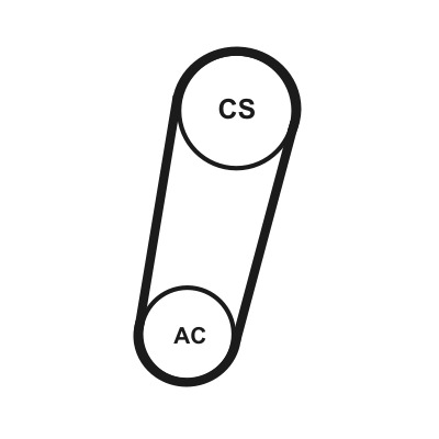 CONTITECH Hosszbordásszíj készlet 5PK705ELASTT1_CONTI