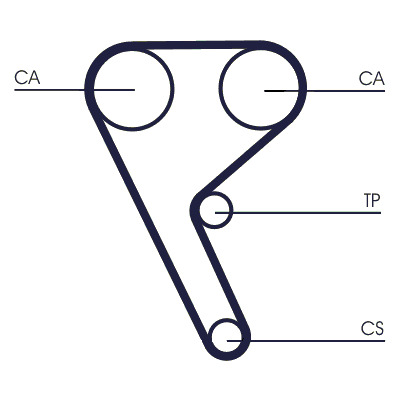 CONTITECH Vezérműszíj CT1157_CONTI