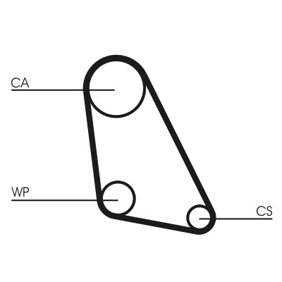 CONTITECH Vezérműszíj CT534_CONTI