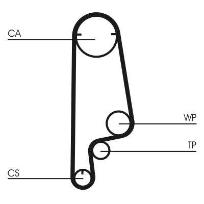 CONTITECH Vezérműszíj CT546_CONTI