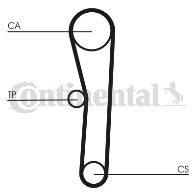 CONTITECH Vezérműszíj CT562_CONTI