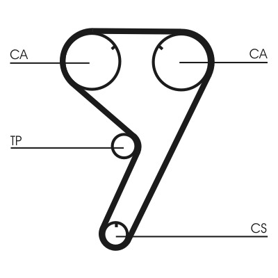 CONTITECH Vezérműszíj készlet CT608K3_CONTI