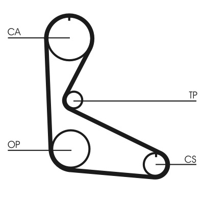 CONTITECH Vezérműszíj CT626_CONTI