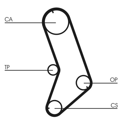 CONTITECH Vezérműszíj CT647_CONTI