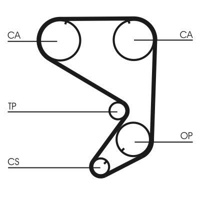 CONTITECH Vezérműszíj CT652_CONTI