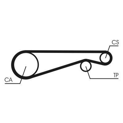 CONTITECH Vezérműszíj CT653_CONTI