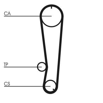 CONTITECH Vezérműszíj CT655_CONTI