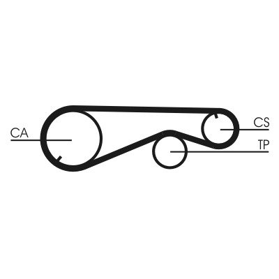 CONTITECH Vezérműszíj CT673_CONTI