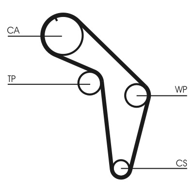 CONTITECH Vezérműszíj CT926_CONTI