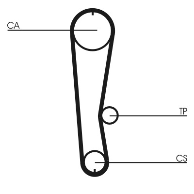 CONTITECH Vezérműszíj CT936_CONTI