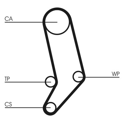 CONTITECH Vezérműszíj készlet CT939K4_CONTI