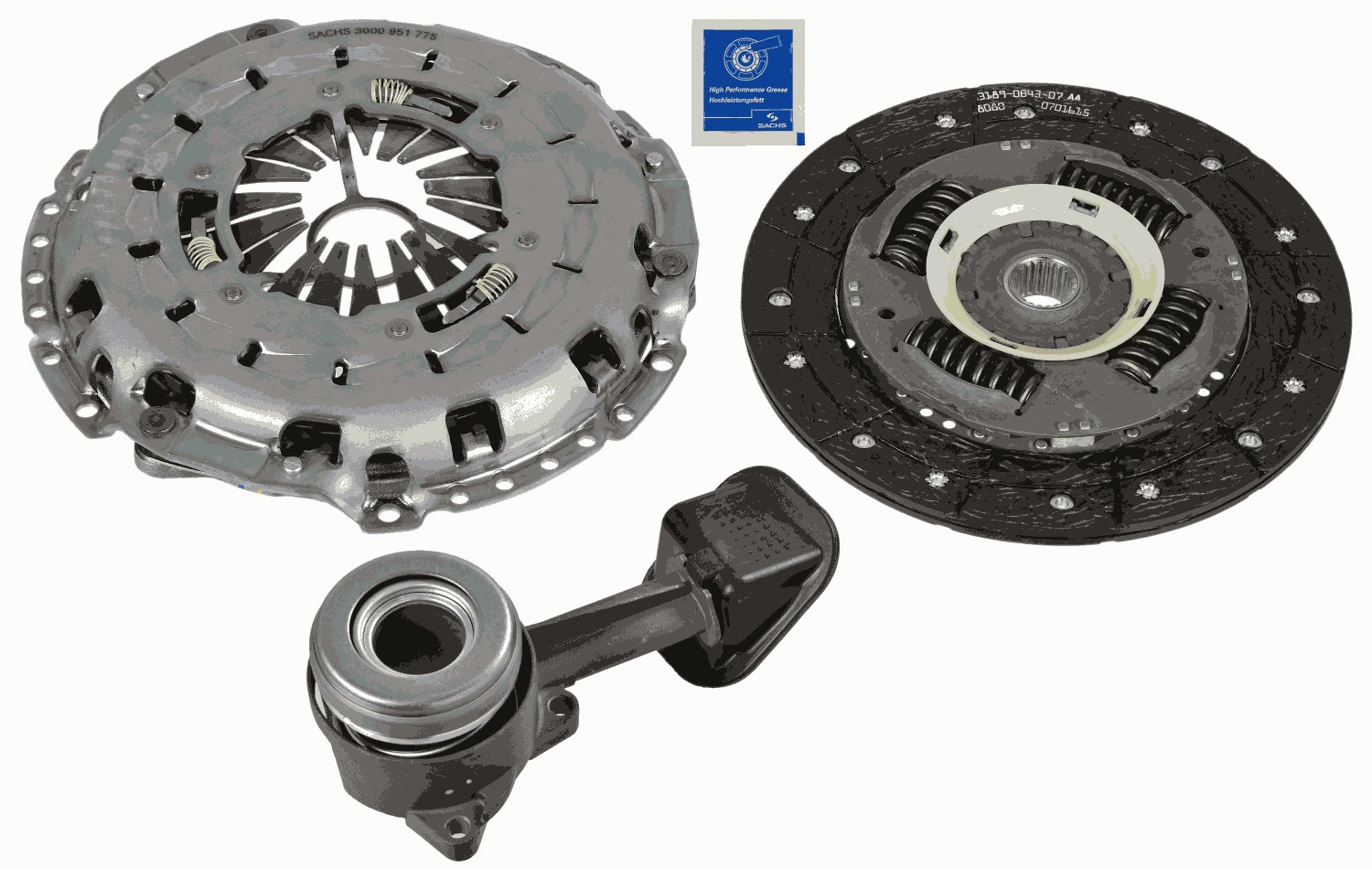 SACHS Kuplungszett 3000990395_S