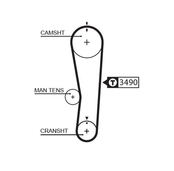 GATES Vezérműszíj 5637XS_GATES