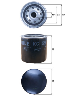 KNECHT Üzemanyagszűrő KC59_KNECHT