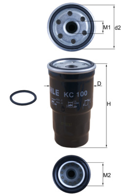 KNECHT Üzemanyagszűrő KC100D_KNECHT