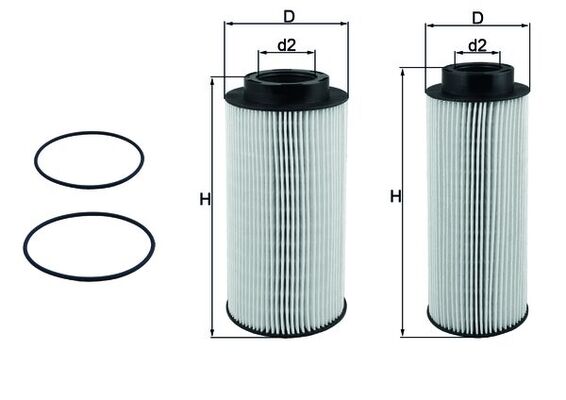 KNECHT Üzemanyagszűrö betét KX439KIT_KNECHT