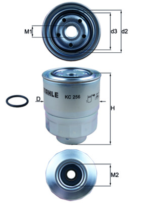 KNECHT Üzemanyagszűrő KC256D_KNECHT