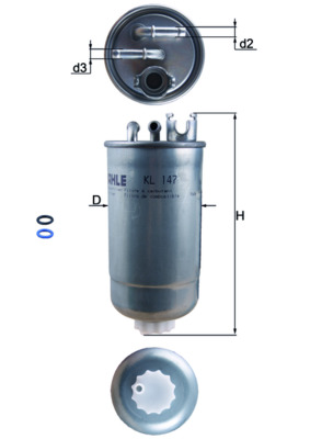 KNECHT Üzemanyagszűrő KL147D_KNECHT