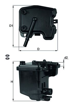 KNECHT Üzemanyagszűrő KL431D_KNECHT