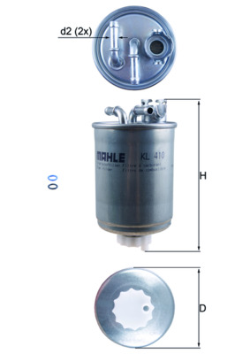 KNECHT Üzemanyagszűrő KL410D_KNECHT