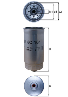 KNECHT Üzemanyagszűrő KC161_KNECHT