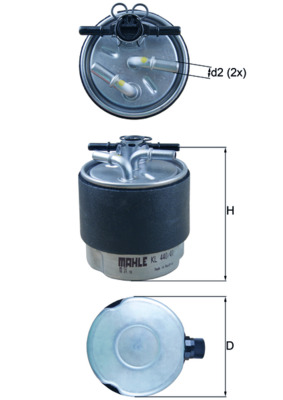 KNECHT Üzemanyagszűrő KL440/41_KNECHT