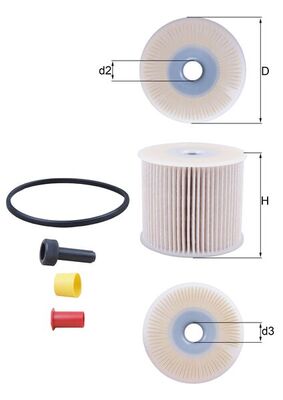 KNECHT KX85D_KNECHT Üzemanyagszűrö betét