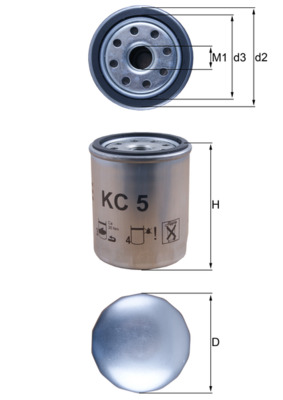 KNECHT Üzemanyagszűrő KC5_KNECHT