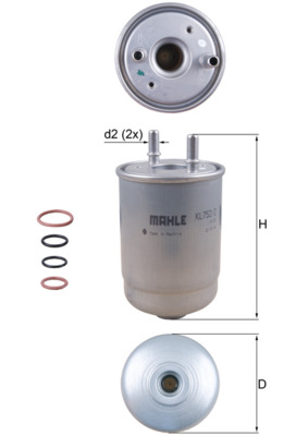 KNECHT Üzemanyagszűrő KL752/2D_KNECHT