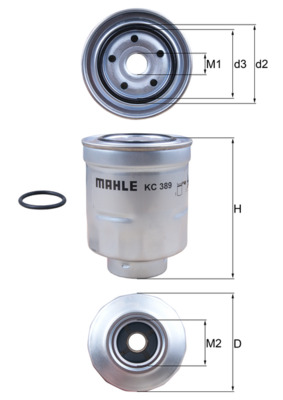 KNECHT Üzemanyagszűrő KC389D_KNECHT