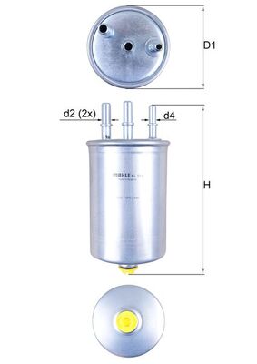 KNECHT Üzemanyagszűrő KL511_KNECHT