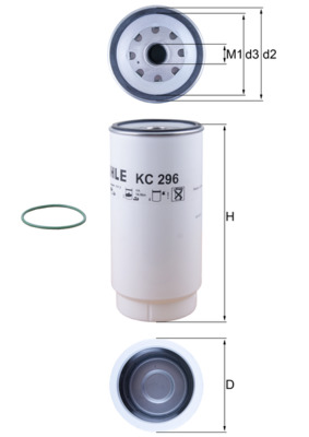 KNECHT Üzemanyagszűrő KC296D_KNECHT