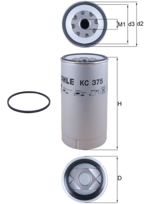 KNECHT Üzemanyagszűrő KC375D_KNECHT