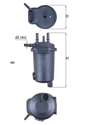 KNECHT Üzemanyagszűrő KL632D_KNECHT