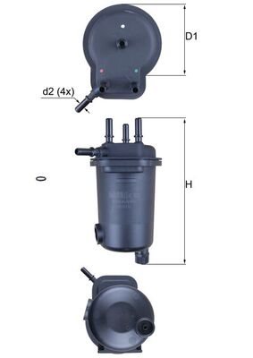 KNECHT Üzemanyagszűrő KL600D_KNECHT