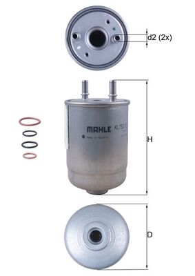 KNECHT Üzemanyagszűrő KL752/5D_KNECHT