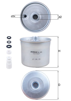 KNECHT Üzemanyagszűrő KL468_KNECHT