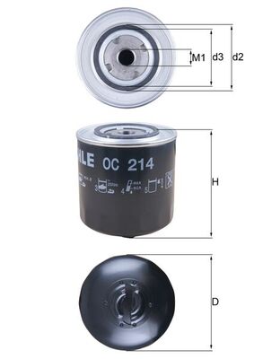 KNECHT OC214_KNECHT Olajszűrő