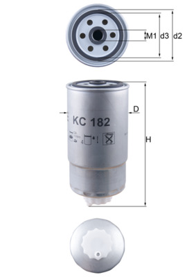 KNECHT Üzemanyagszűrő KC182_KNECHT