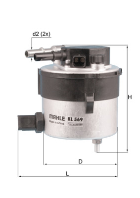 KNECHT Üzemanyagszűrő KL569_KNECHT