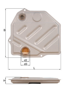 KNECHT Szűrő, automataváltó HX46_KNECHT