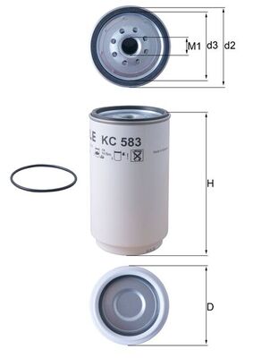 KNECHT Üzemanyagszűrő KC583D_KNECHT