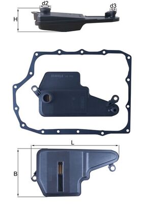 KNECHT Szűrő, automataváltó HX193D_KNECHT