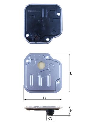 KNECHT Szűrő, automataváltó HX244_KNECHT