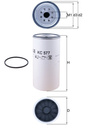 KNECHT Üzemanyagszűrő KC577D_KNECHT